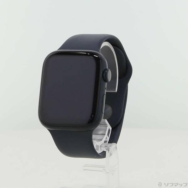 〔中古〕Apple(アップル) Apple Watch Series 9 GPS 45mm ミッドナイトアルミニウムケース ミッドナイトスポーツバンド〔262-ud〕 | 