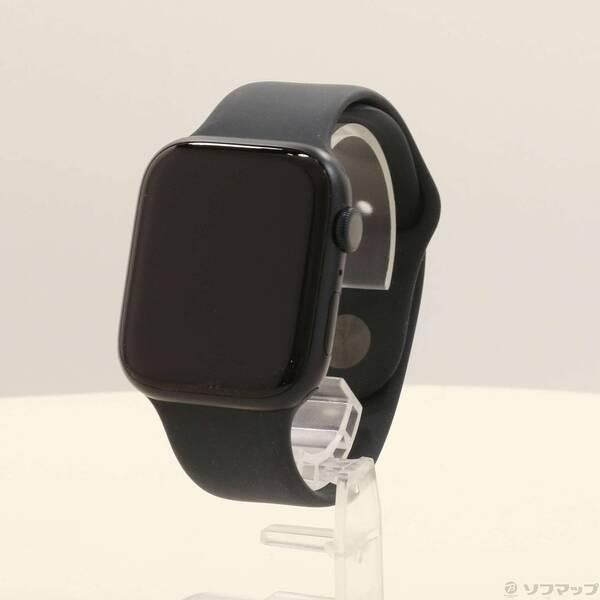 〔中古〕Apple(アップル) Apple Watch Series 8 GPS 45mm ミッドナイトアルミニウムケース ミッドナイトスポーツバンド〔262-ud〕 | 