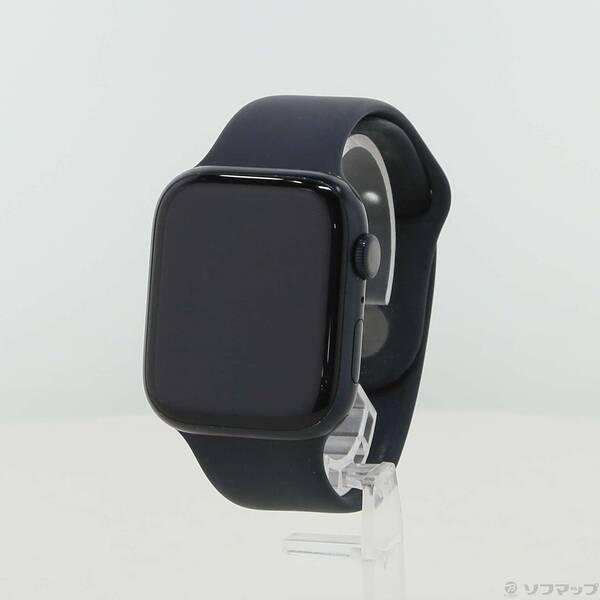 〔中古〕Apple(アップル) Apple Watch Series 8 GPS 45mm ミッドナイトアルミニウムケース ミッドナイトスポーツバンド〔196-ud〕 | 