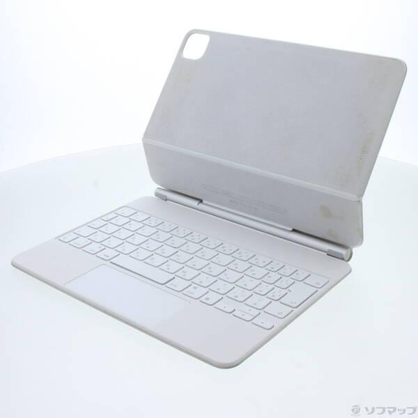 〔中古〕Apple(アップル) 11インチ iPad Pro 第3／2／1世代用 Magic Keyboard 日本語 ホワイト MJQJ3J／A〔262-ud〕 | 