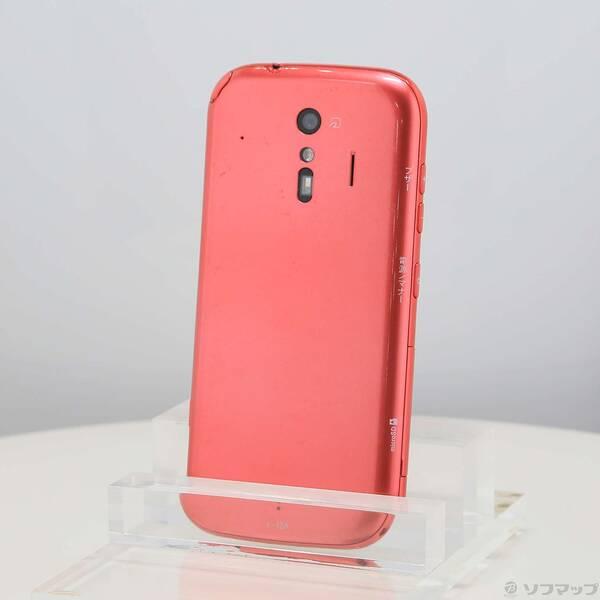 〔中古〕FUJITSU(富士通） らくらくスマートフォン 32GB ピンク F-42A docomoロック解除SIMフリー〔352-ud〕 | 