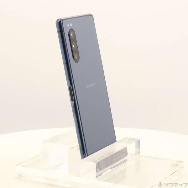 〔中古〕SONY(ソニー) Xperia 5 128GB ブルー J9260JPL SIMフリー〔352-ud〕 |  | 03