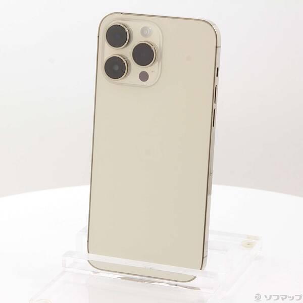 〔中古〕Apple(アップル) iPhone14 Pro Max 128GB ゴールド MQ983J／A SIMフリー〔258-ud〕 | 