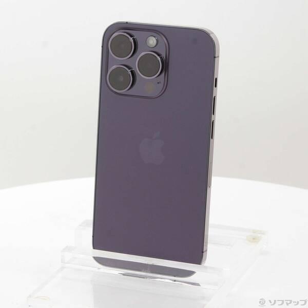 〔中古〕Apple(アップル) iPhone14 Pro 512GB ディープパープル NQ283J／A SIMフリー〔269-ud〕 | 