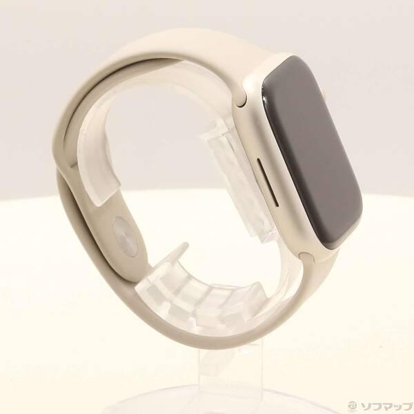 〔中古〕Apple(アップル) Apple Watch Series 7 GPS + Cellular 45mm スターライトアルミニウムケース スターライトスポーツバンド〔377-ud〕 |  | 03