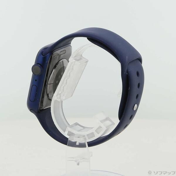 〔中古〕Apple(アップル) Apple Watch Series 6 GPS 44mm ブルーアルミニウムケース ディープネイビースポーツバンド〔196-ud〕 |  | 01