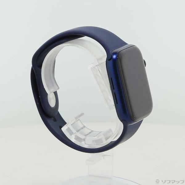 〔中古〕Apple(アップル) Apple Watch Series 6 GPS 44mm ブルーアルミニウムケース ディープネイビースポーツバンド〔196-ud〕 |  | 03