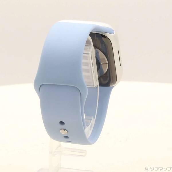 〔中古〕Apple(アップル) Apple Watch Series 9 GPS 45mm シルバーアルミニウムケース ライトブルースポーツバンド〔262-ud〕 |  | 02