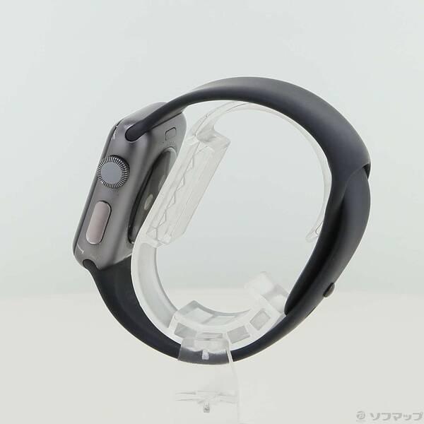 〔中古〕Apple(アップル) Apple Watch Series 3 GPS 38mm スペースグレイアルミニウムケース ブラックスポーツバンド〔196-ud〕 |  | 01