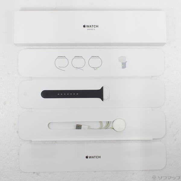 〔中古〕Apple(アップル) Apple Watch Series 3 GPS 38mm スペースグレイアルミニウムケース ブラックスポーツバンド〔196-ud〕 |  | 04