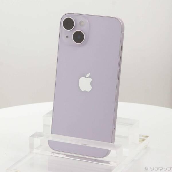 〔中古〕Apple(アップル) iPhone14 128GB パープル MPUY3J／A SIMフリー〔297-ud〕 | 