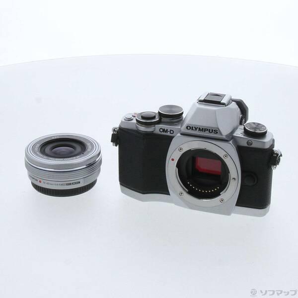 〔中古〕OLYMPUS(オリンパス) OM-D E-M10 14-42mm EZレンズキット シルバー〔262-ud〕 | 
