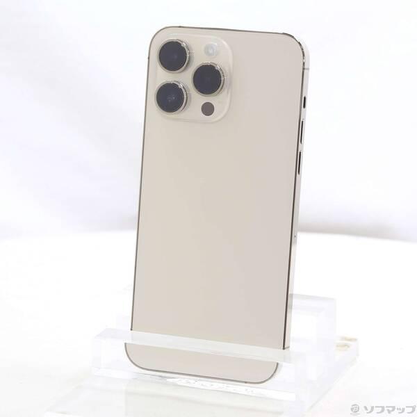〔中古〕Apple(アップル) iPhone14 Pro Max 256GB ゴールド MQ9D3J／A SIMフリー〔349-ud〕 | 