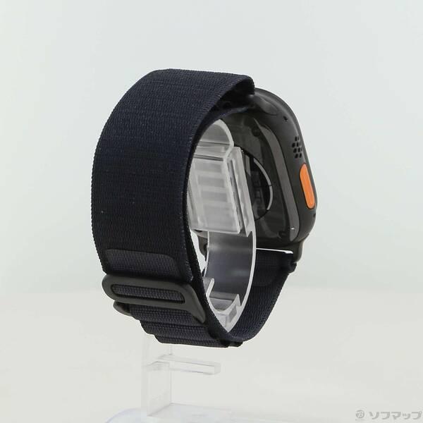 〔中古〕Apple(アップル) Apple Watch Ultra 3 GPS + Cellular 49mm ブラックチタニウムケース ブラックアルパインループ〔377-ud〕の画像