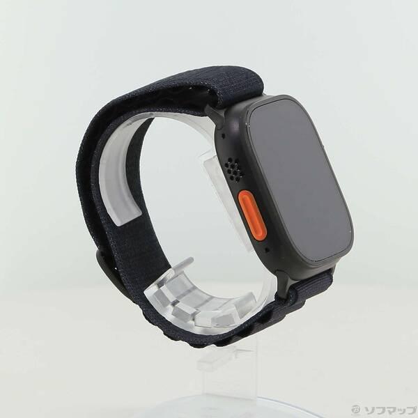 〔中古〕Apple(アップル) Apple Watch Ultra 3 GPS + Cellular 49mm ブラックチタニウムケース ブラックアルパインループ〔377-ud〕の画像