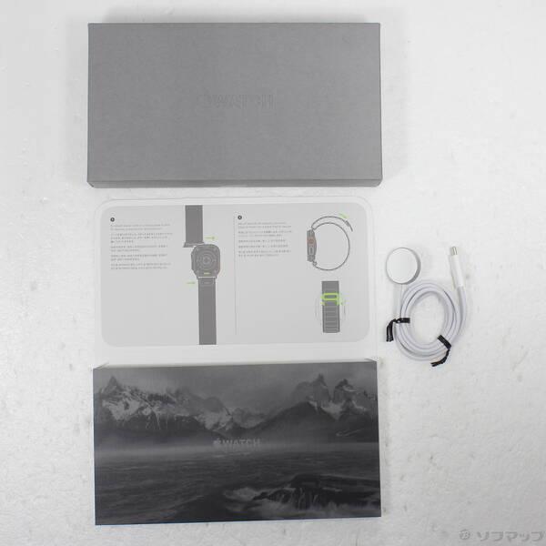 〔中古〕Apple(アップル) Apple Watch Ultra 3 GPS + Cellular 49mm ブラックチタニウムケース ブラックアルパインループ〔377-ud〕の画像
