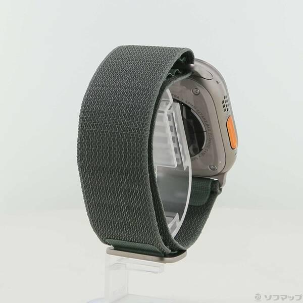 〔中古〕Apple(アップル) Apple Watch Ultra GPS + Cellular 49mm チタニウムケース グリーンアルパインループ〔305-ud〕 |  | 02