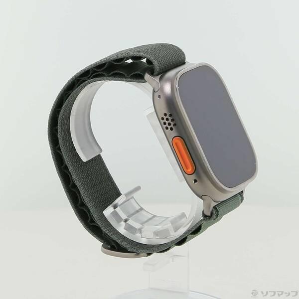 〔中古〕Apple(アップル) Apple Watch Ultra GPS + Cellular 49mm チタニウムケース グリーンアルパインループ〔305-ud〕 |  | 03