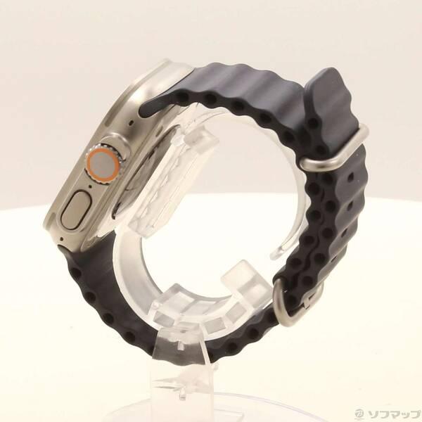 〔中古〕Apple(アップル) Apple Watch Ultra GPS + Cellular 49mm チタニウムケース ミッドナイトオーシャンバンド〔377-ud〕 |  | 01