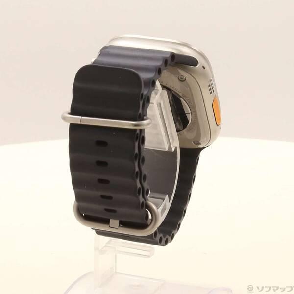 〔中古〕Apple(アップル) Apple Watch Ultra GPS + Cellular 49mm チタニウムケース ミッドナイトオーシャンバンド〔377-ud〕 |  | 02