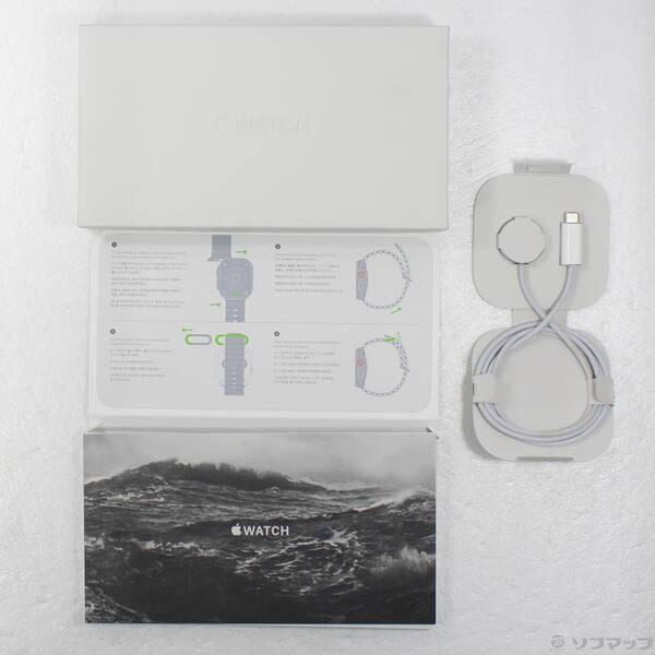 〔中古〕Apple(アップル) Apple Watch Ultra GPS + Cellular 49mm チタニウムケース ミッドナイトオーシャンバンド〔377-ud〕 |  | 04