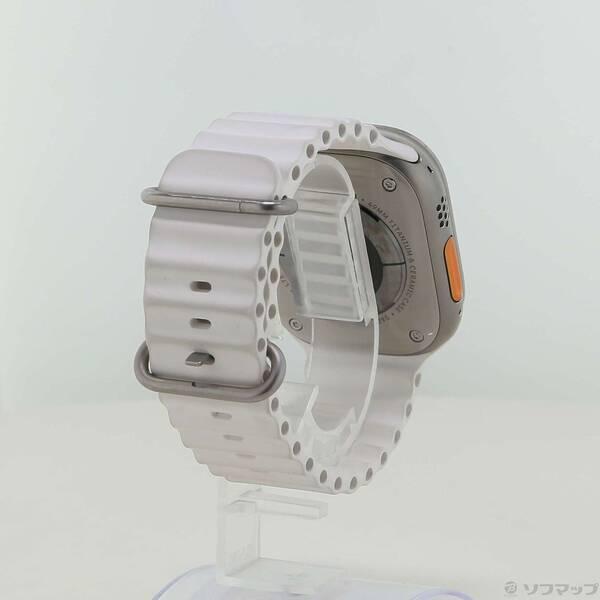 〔中古〕Apple(アップル) Apple Watch Ultra 2 GPS + Cellular 49mm チタニウムケース ホワイトオーシャンバンド〔352-ud〕 |  | 02