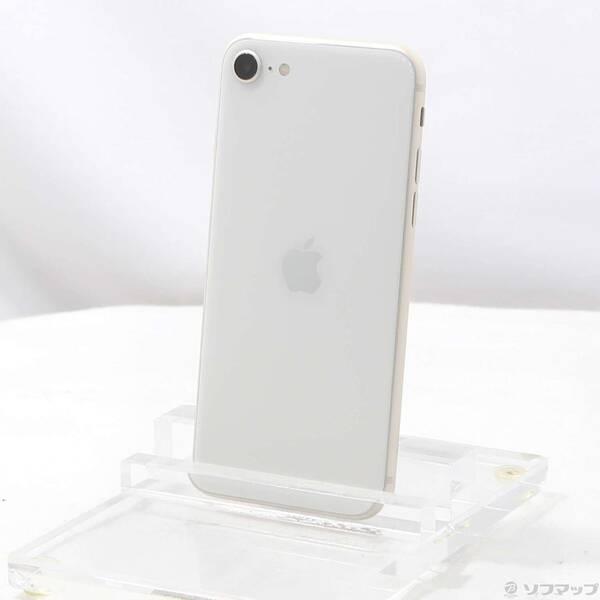 〔中古〕Apple(アップル) iPhone SE 第3世代 64GB スターライト MMYD3J／A SIMフリー〔258-ud〕 | 