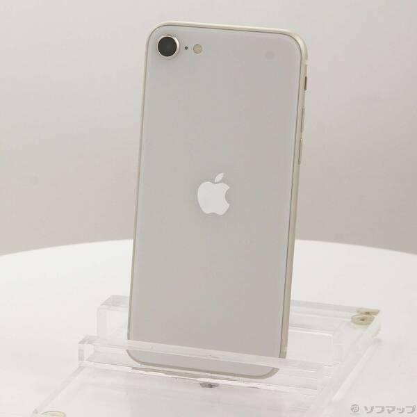 〔中古〕Apple(アップル) iPhone SE 第3世代 64GB スターライト MMYD3J／A SIMフリー〔247-ud〕 | 