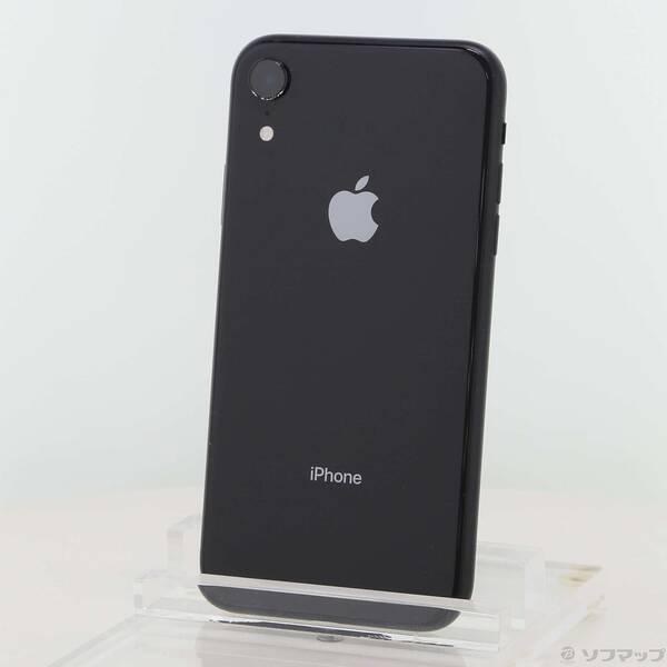 〔中古〕Apple(アップル) iPhoneXR 64GB ブラック MH6U3J／A SIMフリー〔198-ud〕 | 