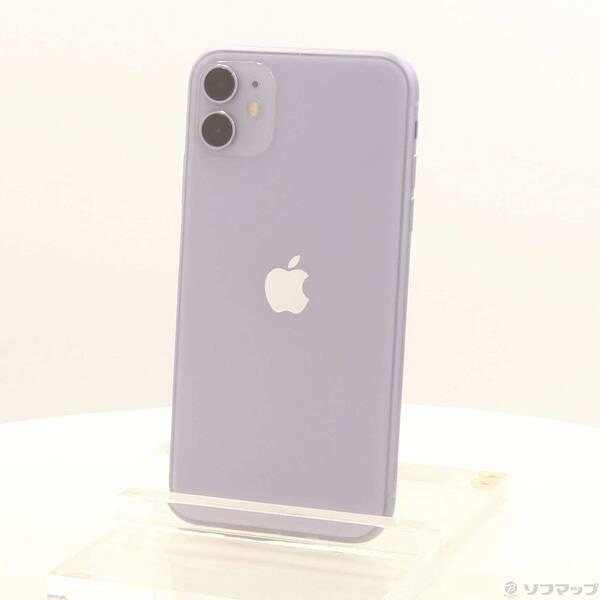 〔中古〕Apple(アップル) iPhone11 64GB パープル MWLX2J／A SIMフリー〔258-ud〕 | 