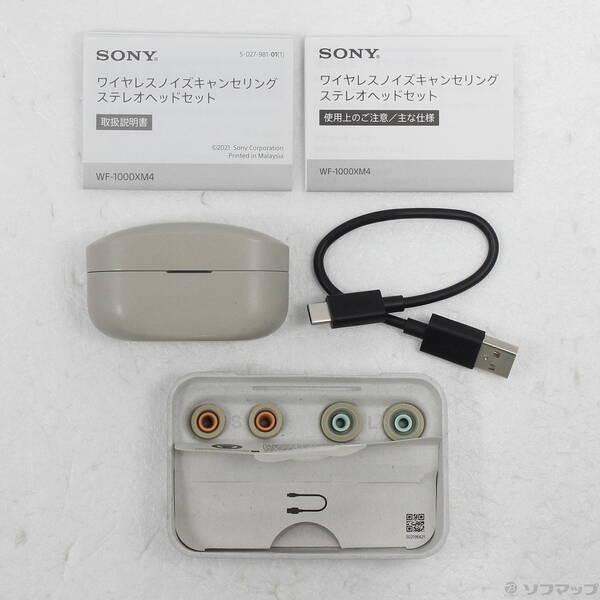 中古〕SONY(ソニー) WF-1000XM4 S プラチナシルバー〔196-ud