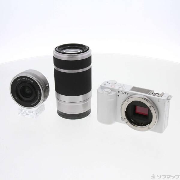 〔中古〕SONY(ソニー) VLOGCAM ZV-E10Y ダブルズームレンズキット ホワイト〔198-ud〕 | 