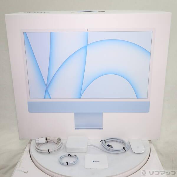 〔中古〕Apple(アップル) iMac 24-inch Mid-2021 MGPL3J／A Apple M1 8コアCPU_8コアGPU 8GB SSD512GB ブルー 〔15.7 Sequoia〕〔377-ud〕 |  | 04