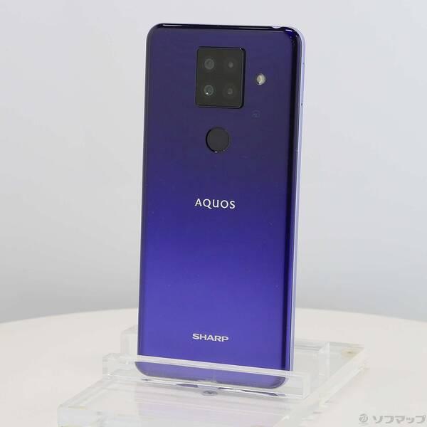 〔中古〕SHARP(シャープ) AQUOS sense4 plus 128GB パープル SH-M16 SIMフリー〔368-ud〕 | 