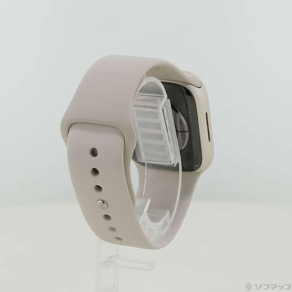 〔中古〕Apple(アップル) Apple Watch Series 7 GPS + Cellular 41mm スターライトアルミニウムケース スターライトスポーツバンド〔196-ud〕 |  | 02