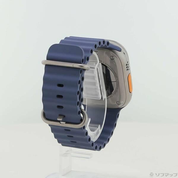 〔中古〕Apple(アップル) Apple Watch Ultra 3 GPS + Cellular 49mm ナチュラルチタニウムケース アンカーブルーオーシャンバンド〔305-ud〕 |  | 02