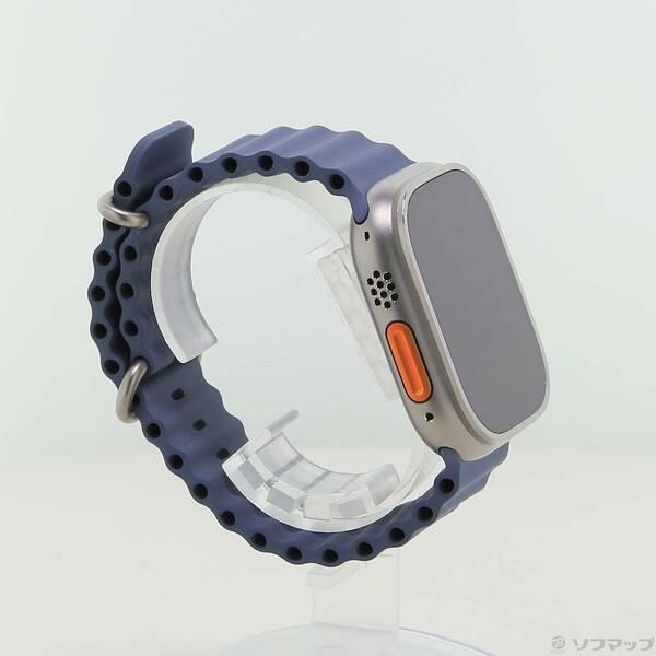 〔中古〕Apple(アップル) Apple Watch Ultra 3 GPS + Cellular 49mm ナチュラルチタニウムケース アンカーブルーオーシャンバンド〔305-ud〕 |  | 03