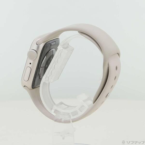 〔中古〕Apple(アップル) Apple Watch Series 8 GPS 41mm スターライトアルミニウムケース スターライトスポーツバンド〔349-ud〕 |  | 01