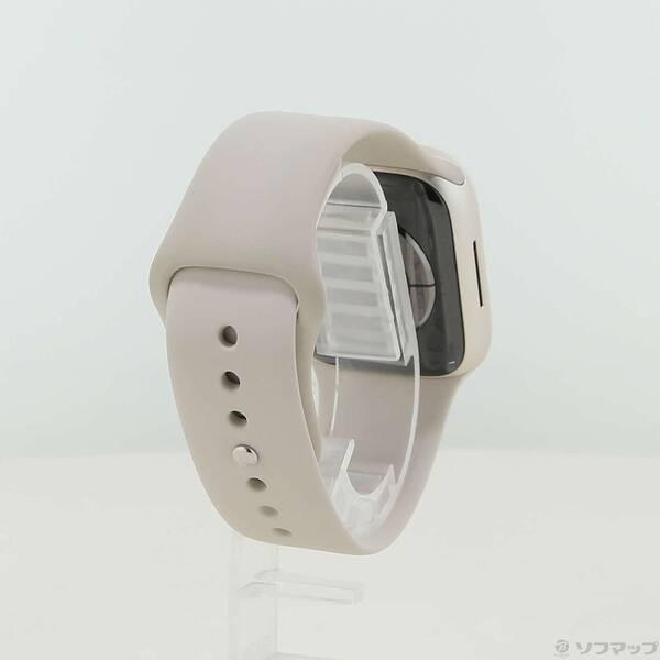 〔中古〕Apple(アップル) Apple Watch Series 8 GPS 41mm スターライトアルミニウムケース スターライトスポーツバンド〔349-ud〕 |  | 02