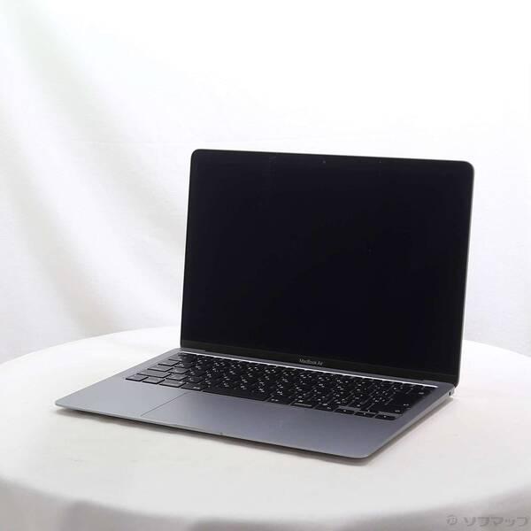 〔中古〕Apple(アップル) MacBook Air 13.3-inch Late-2020 MGN63J／A Apple M1 8コアCPU_7コアGPU 8GB SSD256GB スペースグレイ 〔15.3 Sequoia〕〔276-ud〕 | 