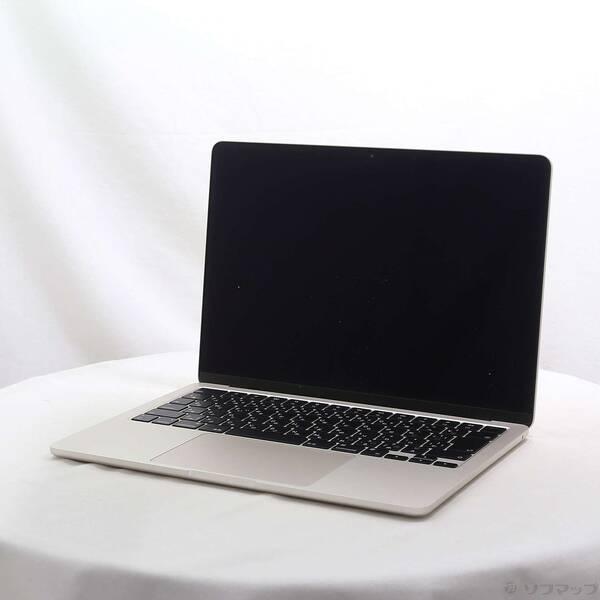 〔中古〕Apple(アップル) MacBook Air 13.6-inch Mid-2022 MLY13J／A Apple M2 8コアCPU_8コアGPU 8GB SSD256GB スターライト 〔15.3 Sequoia〕〔297-ud〕 | 