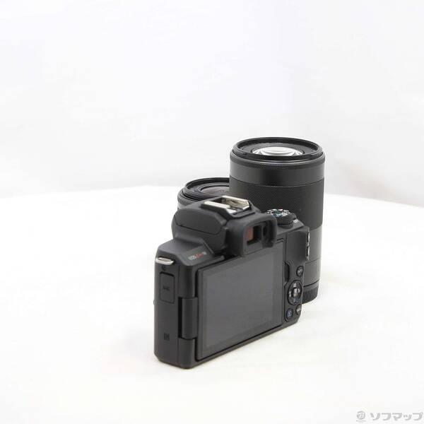 〔中古〕Canon(キヤノン) EOS Kiss M ダブルズームキット ブラック〔198-ud〕 |  | 01