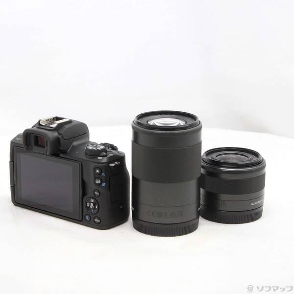 〔中古〕Canon(キヤノン) EOS Kiss M ダブルズームキット ブラック〔198-ud〕 |  | 02