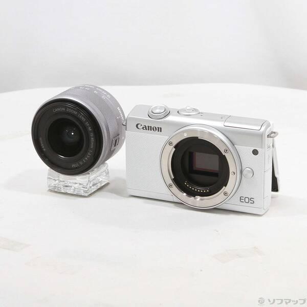 〔中古〕Canon(キヤノン) EOS M200 EF-M15-45 IS STM レンズキット ホワイト〔348-ud〕 | 