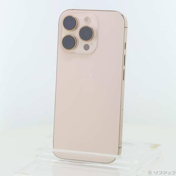 〔中古〕Apple(アップル) iPhone16 Pro 128GB デザートチタニウム MYMX3J／A SIMフリー〔377-ud〕 | 