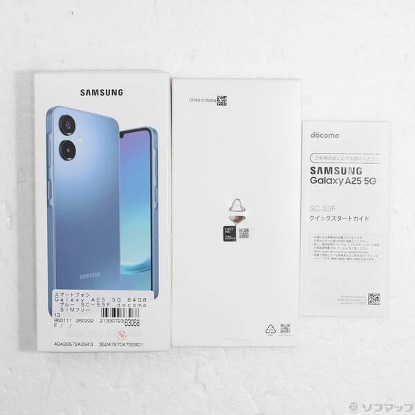 〔中古〕SAMSUNG(サムスン) Galaxy A25 5G 64GB ブルー SC-53F docomo SIMフリー〔198-ud〕 |  | 04
