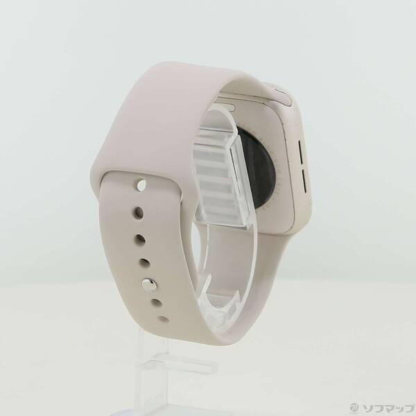 〔中古〕Apple(アップル) Apple Watch SE 第2世代 GPS 44mm スターライトアルミニウムケース スターライトスポーツバンド〔196-ud〕 |  | 02