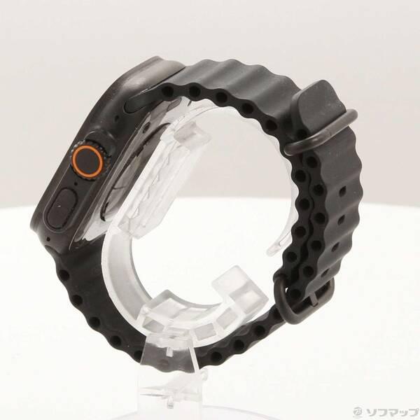 〔中古〕Apple(アップル) Apple Watch Ultra 2 GPS + Cellular 49mm ブラックチタニウムケース ブラックオーシャンバンド〔377-ud〕 |  | 01
