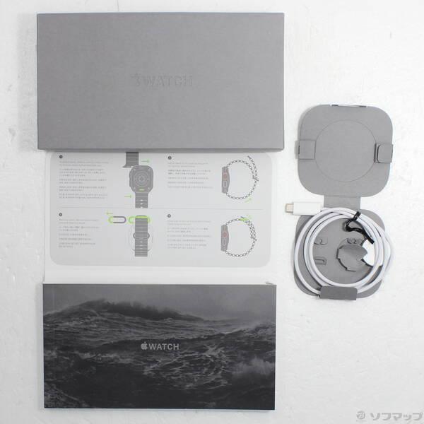 〔中古〕Apple(アップル) Apple Watch Ultra 2 GPS + Cellular 49mm ブラックチタニウムケース ブラックオーシャンバンド〔377-ud〕 |  | 04