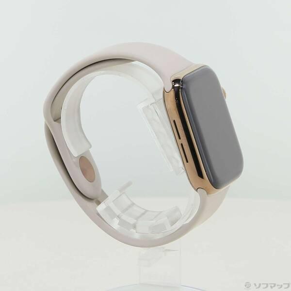 〔中古〕Apple(アップル) Apple Watch Series 4 GPS + Cellular 44mm ゴールドステンレススチールケース ストーンスポーツバンド〔196-ud〕 |  | 03